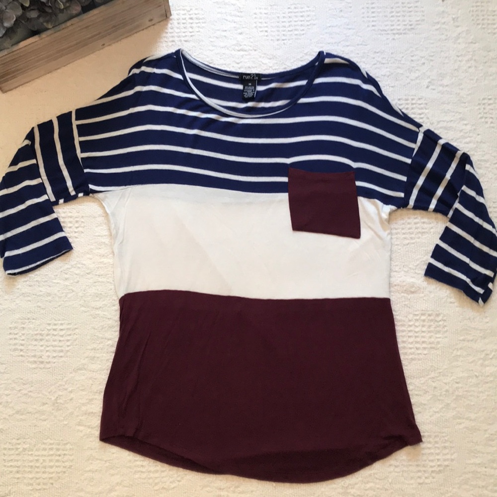 Rue21 color block top